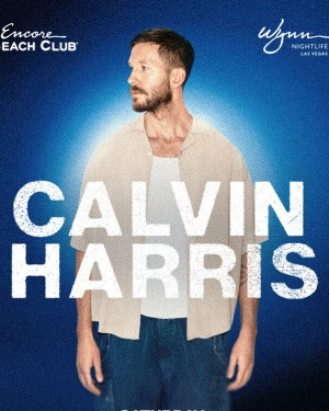 Calvin Harris artist video thumbnail for XS Nightclub.